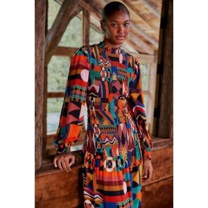Farm Rio tropical shapes dress